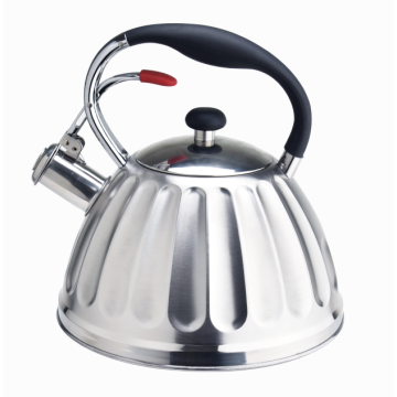 metal strong handle whistling coffee tea kettle