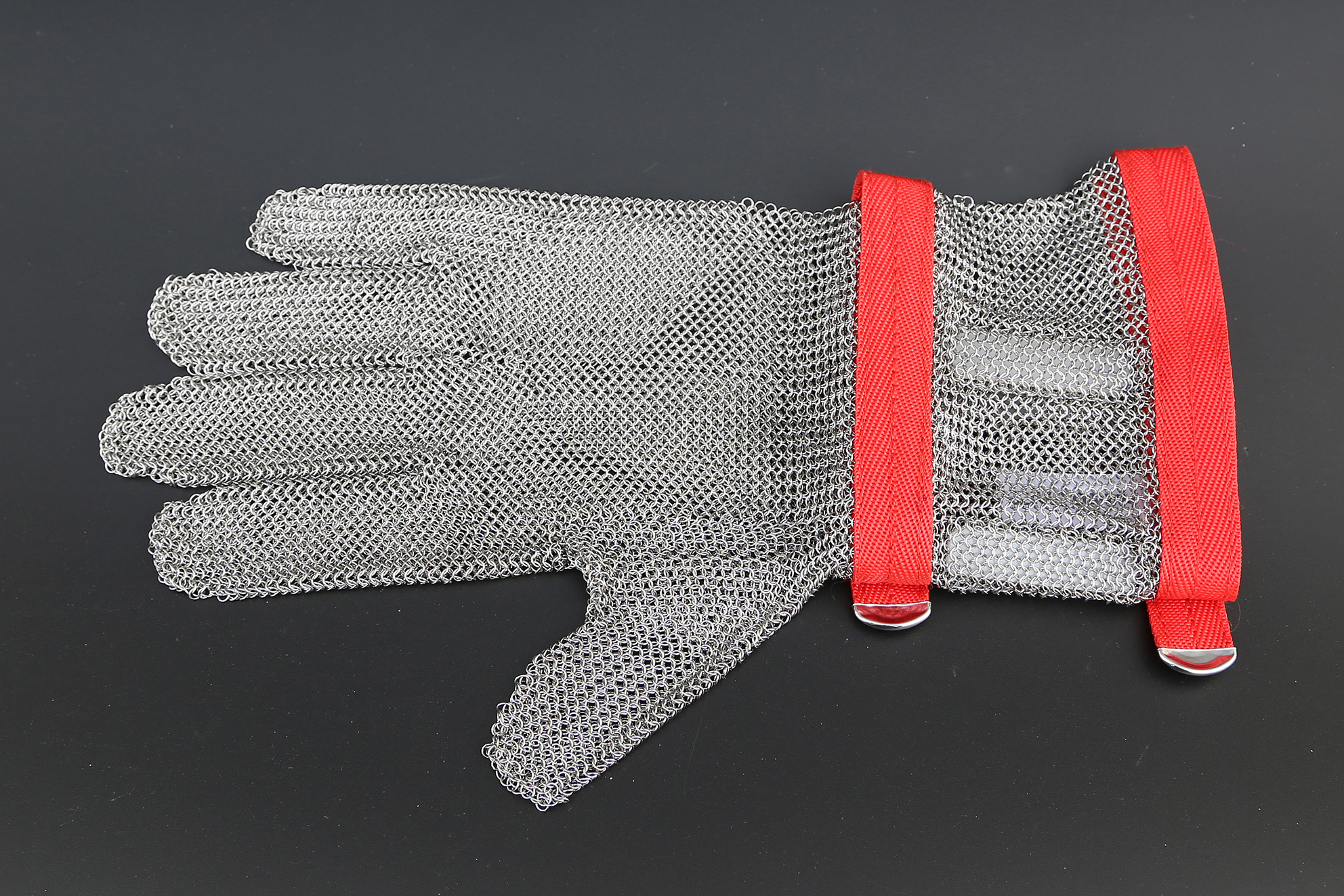 8 cm long cuff stainless steel mesh gloves