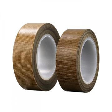 0.13mm brown PTFE coated fiberglass adhesive tape