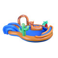 Play Center Inflatable Kiddie Spray Pool with Slide