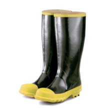 Professional Factory Matériau en PVC Steel Toe Waterproof Safety Rain Boots
