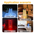 RVB Night Light Touche USB LED RODANTIQUE LED ROSE LAX LAMPS DE TABLE POUR LA PARTIE DE CHAMBRE LUMIÈRES CRÉATIVES