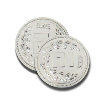 Moeda de prata feita sob encomenda para a moeda de prata real da lembrança