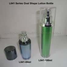 100ml Oval Shape Acrylic Cosmetic Bottle