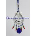 Blue Evil Eye Car Hanging Ornament With Evil Eye Bead Red Pepper