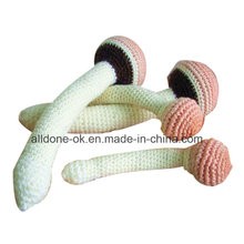 Crochet Mushroom Amigurumi Brinquedo Aniversário Presente Home Office Nursery Decoration