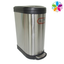 Hogar Acero inoxidable ralentizar Cerrar Pedal Bin (A5-SB-10L)