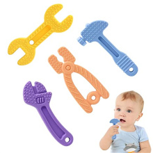 Brinquedos de dentição de forma de ferramenta para fácil segurar