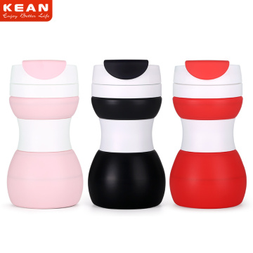 Silicone Double Walled Ceramic Travel Mug