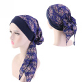 Pirate hat long pattern sexy headwrap muslim