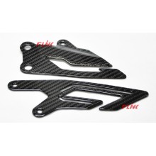 Piezas de la fibra de carbono de la motocicleta Placa del talón para YAMAHA R1 2015