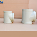 Plastic pvc PE pipe fittings cross Tee