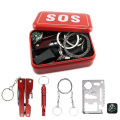 Emergency Survival Kits portable 6 in 1 SoS camping outdoor survival gear kit