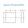 Square Plane Window(BK7A, UV FS, CaF2)