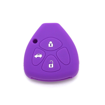 Gifts silicone car waterproof key case for Toyota