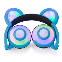 Figment Cute LED Light Panda Ear Headphones