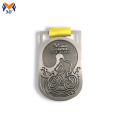 Silver Metal Bicycle Race Medal