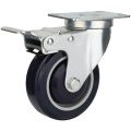 Hard Rubber Light Duty Casters Lower Gravity Casters