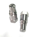 Automobile exhaust system small hole shielding connector