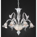 Lámpara moderna de cristal elegante de la flor (81010-6)