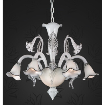 Lustre moderno elegante do vidro da flor (81010-6)