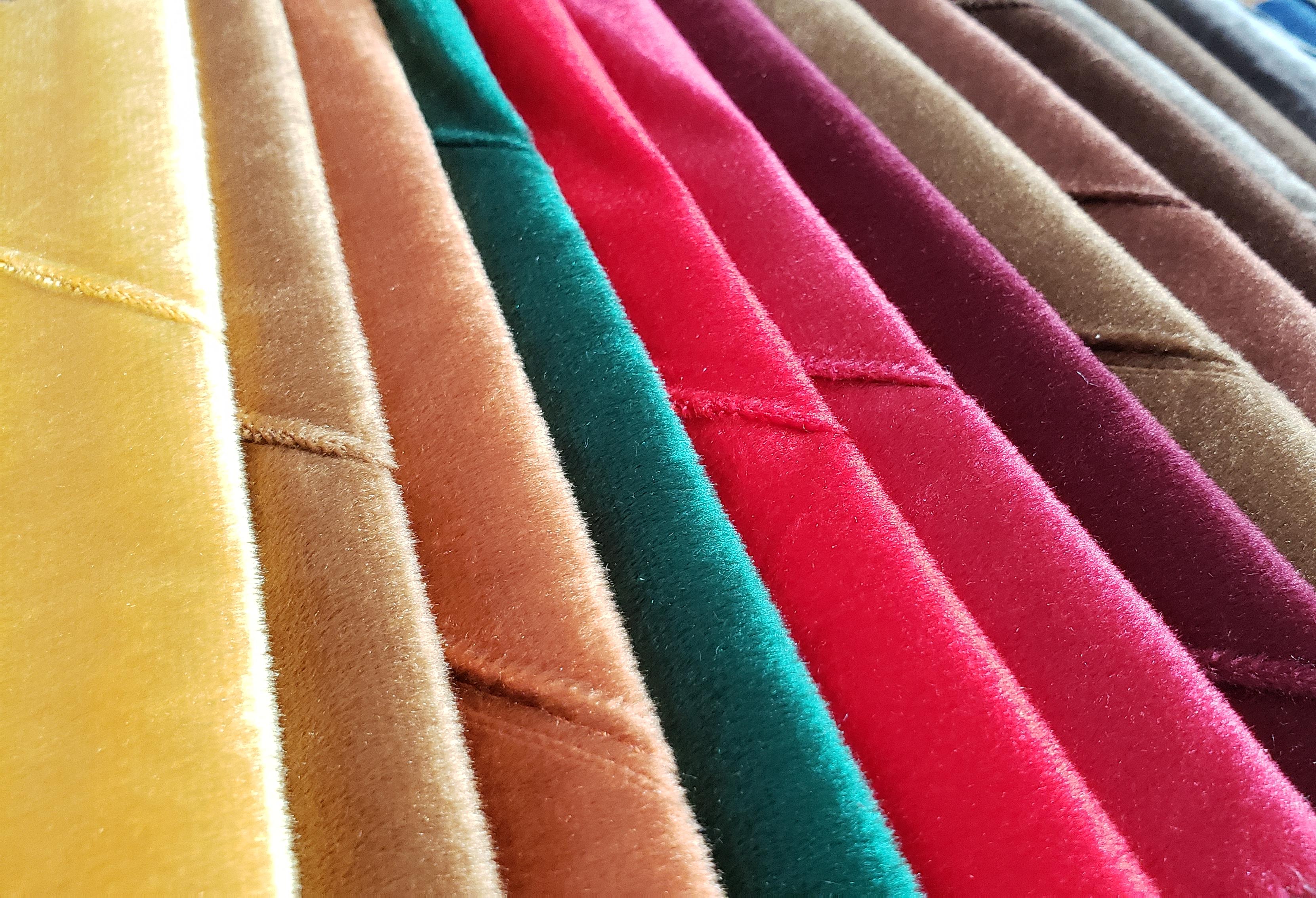 Quilted Velvet Fabric d Quilted Velvet Fabric d