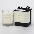 scented glass jar candle with luxury gift box