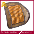 Woodbead and Mesh Car Backrest Waist Cushion