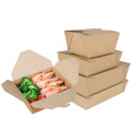 Custom printing paper disposable food containers lunch boxes