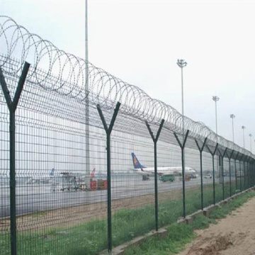 Cerca de alta segurança soldada do aeroporto da rede de arame