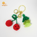 Crochet Cherry Key Chain Key Chain With Tassel