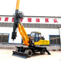 Small Wheel Type Portable Boring Rig Machine