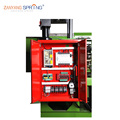 Golf ball plastic surface forming machine