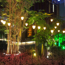 Luz de fibra óptica de alta qualidade para decoração de jardins de flores