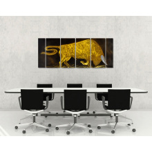 Bullfight Excellent Metal Aluminum Wall Art Handcraft Modern Painting