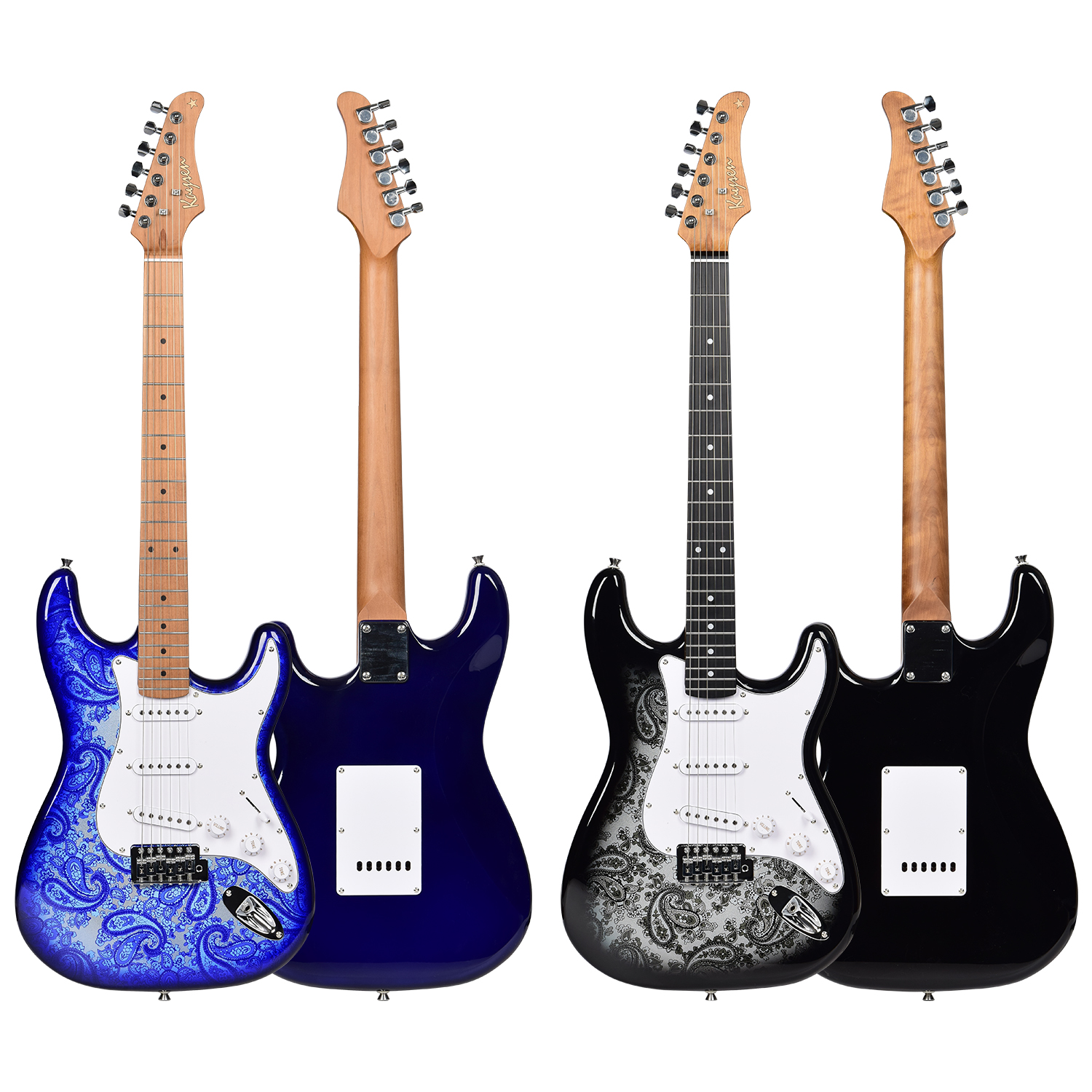 Kaysen guitar KST-218, electric guitar Paisley Sticker (15) Kaysen guitar KST-218, electric guitar Paisley Sticker (15)