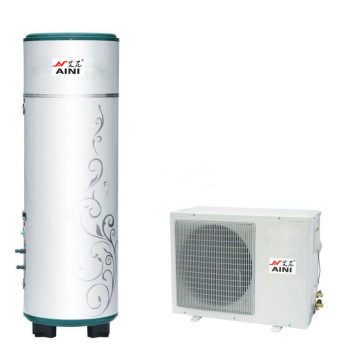 Heat pump water heater for shower