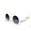 2014 white color designer metal accessory sunglasses for wholesale