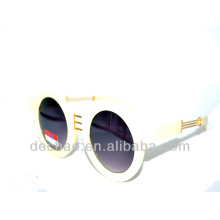 2014 blanc couleur métalliques lunettes de soleil accessoires de gros