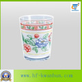 Printing Flower Tea Cup High Quality Glassware Kb-Hn0760