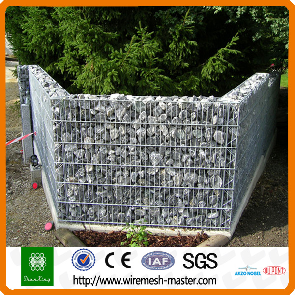 welded gabion fence