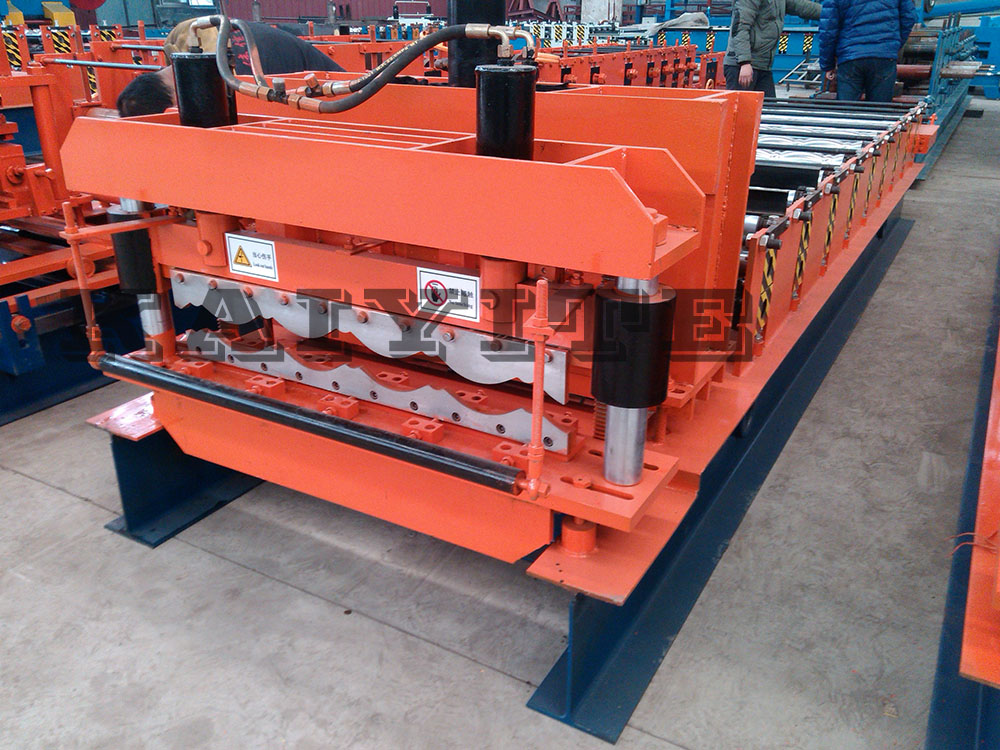 glazed roof tile machine