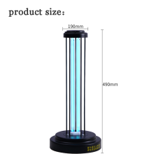 UV germicidal lamp with remote control free ozone