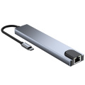 8 em 1 USB C Hub para laptop