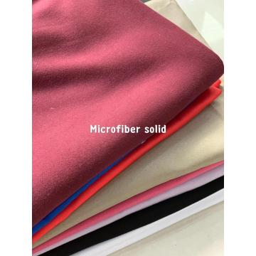 Drap 100% microfibre de polyester solide et teint