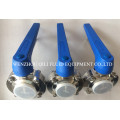 Ss316L Stainless Welded and Thread Multi-Position Sanitary Butterfly Valve