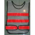 Yj-5018 Black Polyester Reflective Hi Vis Safety Mesh Vest Harness Workwear