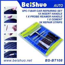 7PCS Auto-Van-Reifen-Notpunktion Reparatur-Installationssatz mit 3 Streifen