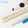 Highly elastic plastic rack