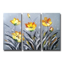 Wall Art Red Flower Oil Painting for Home Deocr